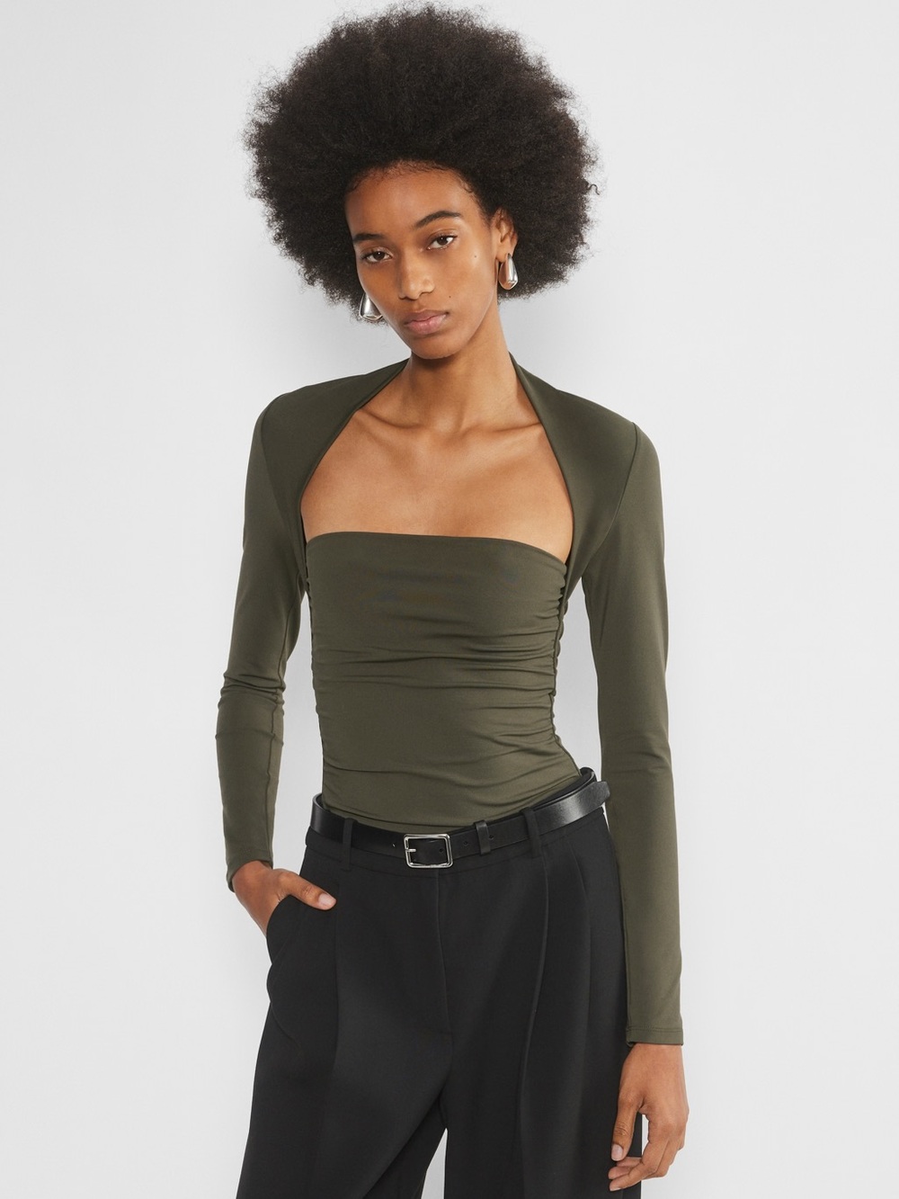 Aritzia contour flourish top